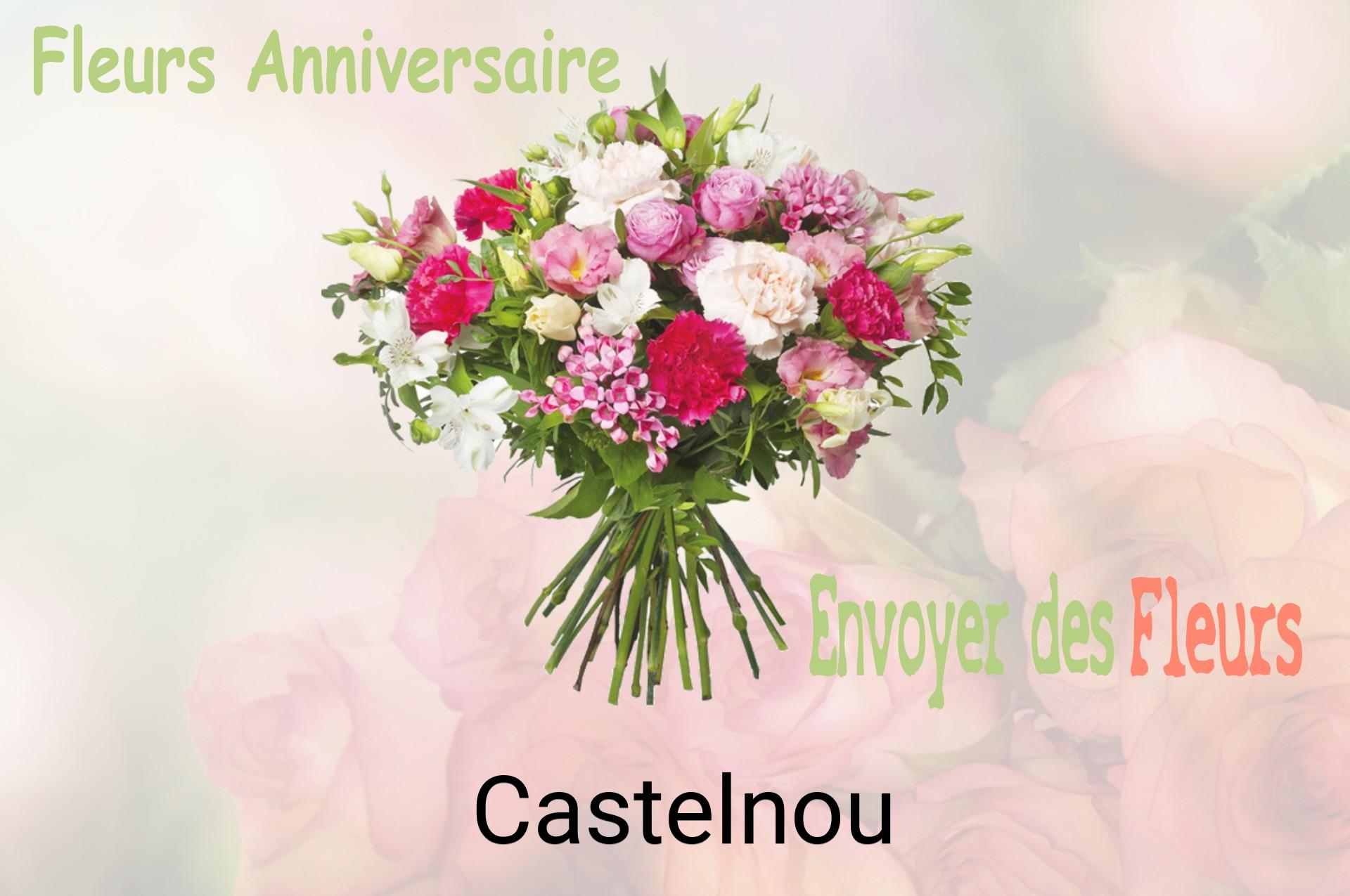 Bouquet de fleurs d’anniversaire livré à Castelnou